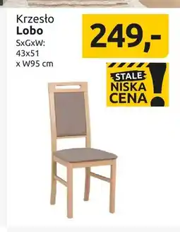 Black Red White Krzesło Lobo SxGxW: 43x51xW95cm oferta