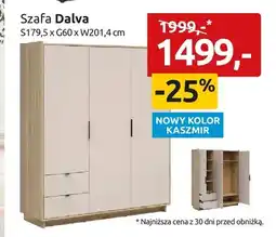 Black Red White Szafa Dalva S179,5xG60xW201,4cm oferta