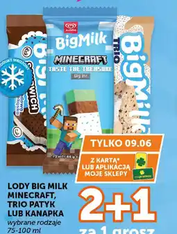 ABC Algida Big Milk Lody Minecraft, Trio patyk lub kanapka oferta