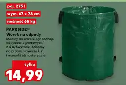 Kaufland Parkside Worek na odpady oferta