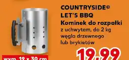 Kaufland Countryside lets bbq Kominek do rozpałki oferta