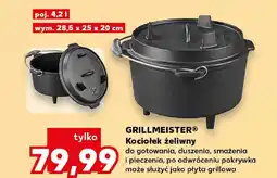 Kaufland Grillmeister Kociołek żeliwny oferta