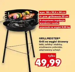 Kaufland Grillmeister Grill na węgiel drzewny oferta