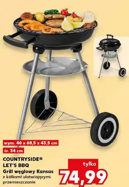 Kaufland Countryside lets bbq Grill węglowy Kansas oferta