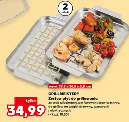 Kaufland Grillmeister Zestaw płyt do grillowania oferta