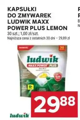 Stokrotka Market Kapsułki do zmywarek Ludwik Maxx Power Plus Lemon oferta