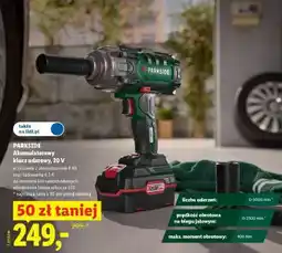 Lidl Parkside Akumulatorowy klucz udarowy 20 V oferta