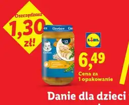 Lidl Danie dla dzieci Gerber oferta