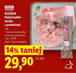 Lidl Polski królik tuszka z podrobami oferta