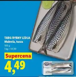 Lidl Makrela, tusza oferta