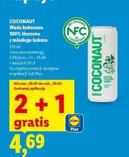 Lidl COCONAUT Woda kokosowa oferta