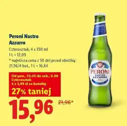 Lidl Peroni Nastro Azzurro oferta
