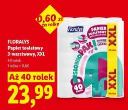 Lidl FLORALYS Papier toaletowy 3-warstwowy, XXL oferta