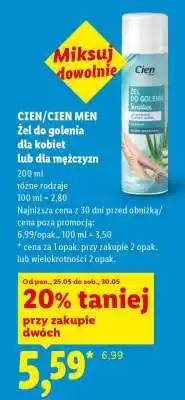 Lidl CIEN/CIEN MEN Żel do golenia oferta