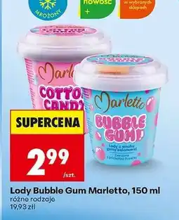 Biedronka Lody Bubble Gum Marletto, 150 ml oferta
