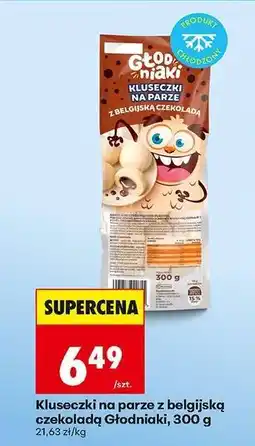 Biedronka Kluseczki na parze z belgijską czekoladą Głodniaki, 300 g oferta