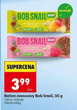 Biedronka Baton owocowy Bob Snail, 35 g oferta