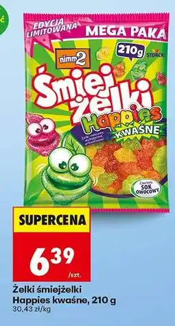 Biedronka Żelki śmieżelki Happies kwaśne, 210 g oferta