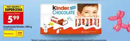 Biedronka Czekolada Kinder, 100 g oferta
