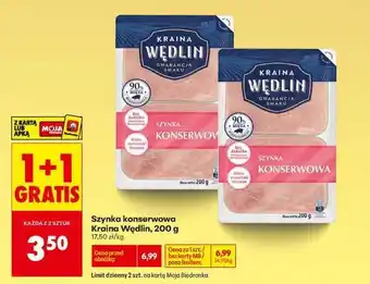 Biedronka Szynka konserwowa Kraina Wędlin , 200 g oferta