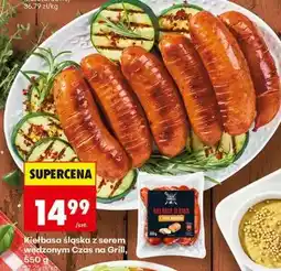 Biedronka Kiełbasa śląska z serem wędzonym Czas na Grill, 550 g oferta