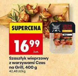 Biedronka Szaszłyk wieprzowy z warzywami Czas na Grill, 400 g oferta