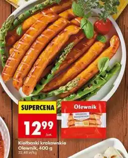 Biedronka Kiełbaski krakowskie Olewnik, 400 g oferta