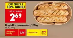 Biedronka Bagietka czosnkowa 165 g oferta