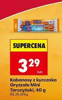 Biedronka Kabanosy z kurczaka Gryzzale Mini Tarczyński 40 g oferta