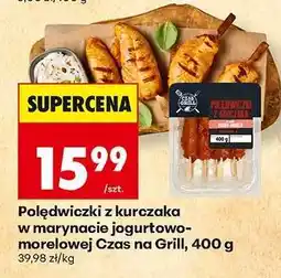Biedronka Polędwiczki z kurczaka w marynacie jogurtowo morelowej Czas na Grill 400 g oferta