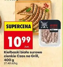 Biedronka Kiełbaski białe surowe cienkie Czas na Grill,, 400 g oferta