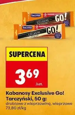 Biedronka Kabanosy Exclusive Go Tarczyński 50 g oferta