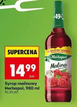 Biedronka Syrop malinowy Herbapol 980 ml oferta
