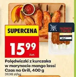 Biedronka Polędwiczki z kurczaka w marynacie mango lassi Czas na Grill 400 g oferta