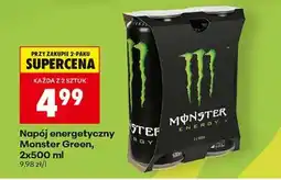 Biedronka Napój energetyczny Monster Green, 2x500 ml oferta