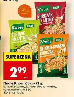 Biedronka Nudle Knorr, 63 g-71 g oferta