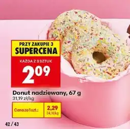 Biedronka Donut nadziewany, 67 g oferta