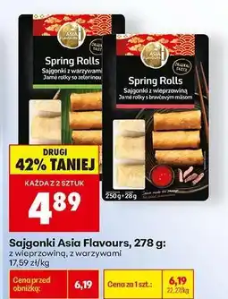 Biedronka Sajgonki Asia Flavours 278 g oferta