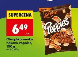 Biedronka Chrupki o smaku bekonu Peppies 100 g oferta