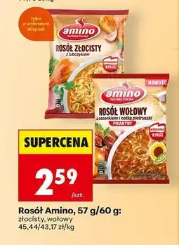 Biedronka Rosół Amino, 57 g/60 g oferta