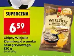 Biedronka Chipsy Wiejskie Ziemniaczki o smaku sosu grzybowego, 130 g oferta
