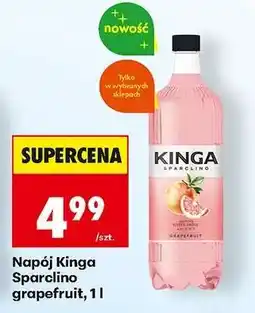 Biedronka Napój Kinga Sparclino grapefruit, 1l oferta