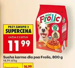 Biedronka Sucha karma dla psa Frolic, 800 g oferta