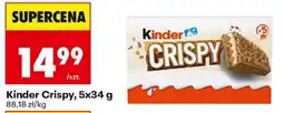 Biedronka Kinder Crispy, 5x34 g oferta