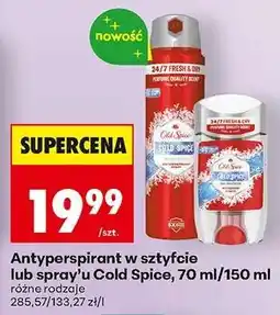 Biedronka Antyperspirant w sztyfcie lub spray’u Cold Spice, 70 ml/150 ml oferta