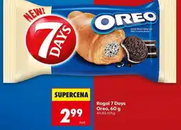 Biedronka Rogal 7 Days Oreo, 60 g oferta