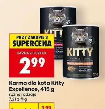 Biedronka Karma dla kota Kitty Excellence, 415 g oferta