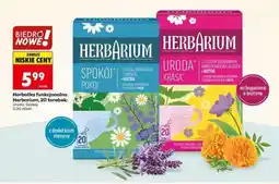 Biedronka Herbatka funkcjonalna Herbarium, 20 torebek: Uroda, Spokój oferta