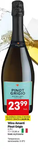 Delikatesy Centrum Wino Amanti Pinot Grigio oferta