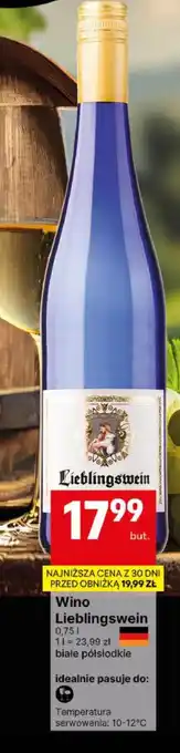 Delikatesy Centrum Wino Lieblingswein oferta